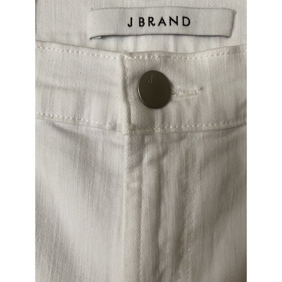 J Brand Women’s Size 25 Blanc White Mid-Rise Crop Skinny Jeans Denim NWT $172 - Picture 4 of 7